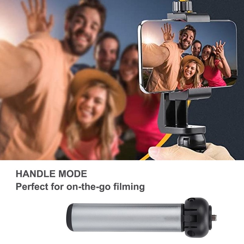 Sunnylife Aluminum Alloy Mini Tripod Handheld Foldable Bracket Action Camera