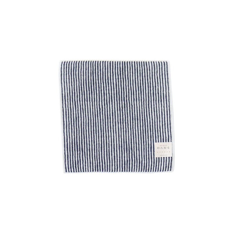 濱 Pattern Japanese taoru semiuxossyu Stripe also like Navy