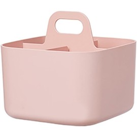 Chic Makeup Holder Make Up Organizers Beauty Storage Eyeshadow Palette Makeup Organizer With Plastic for Brushes Lipsticks Skincare Toner Simple Cosmetic Cases (Color : Pink) (Pink)