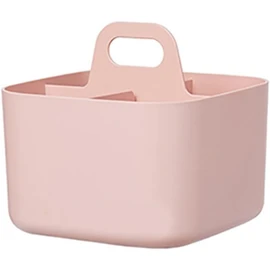 Chic Makeup Holder Make Up Organizers Beauty Storage Eyeshadow Palette Makeup Organizer With Plastic for Brushes Lipsticks Skincare Toner Simple Cosmetic Cases (Color : Pink) (Pink)