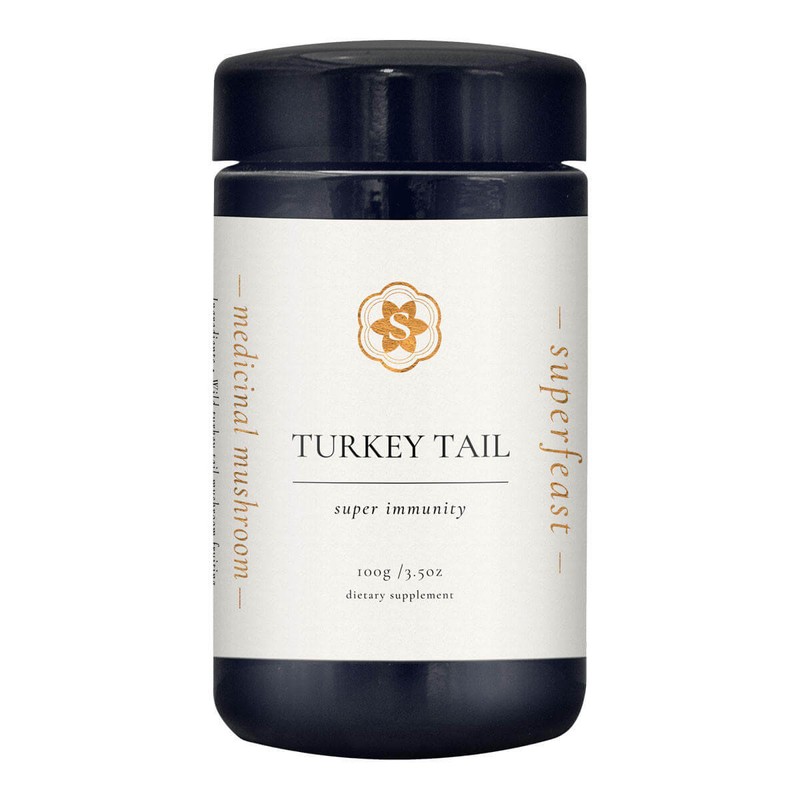 SuperFeast Turkey Tail Mushrooms, 250g