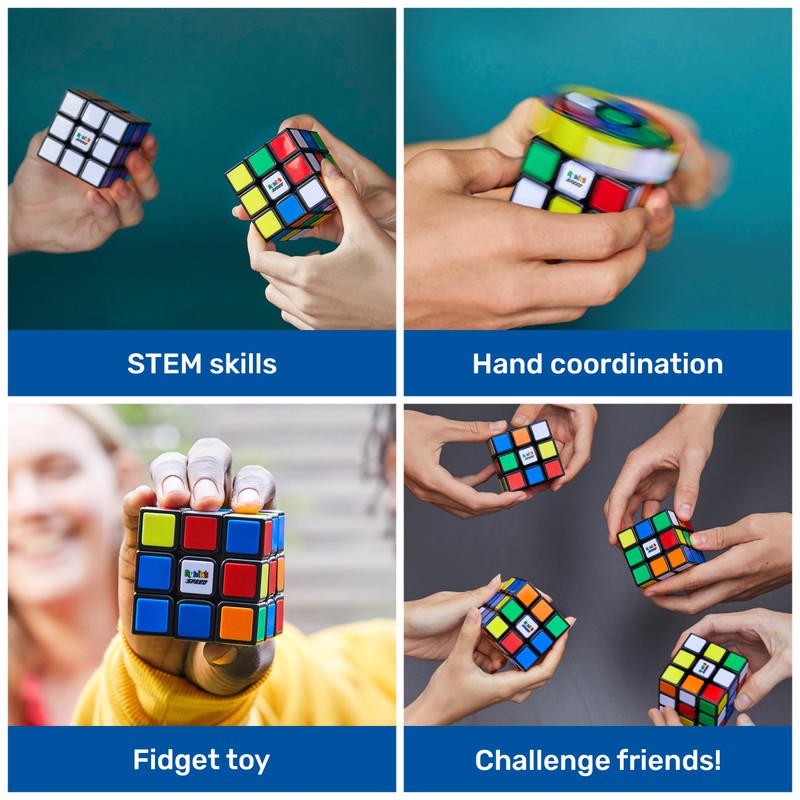 Rubik’s Cube, 3x3 Magnetic Speed Cube, Super Fast Problem-Solving Challenging