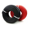 Solar Panel PV Cable DC Rated Black 4mm²/6mm² - Quality Wire by LukAro (10 meters, 4mm² Black)