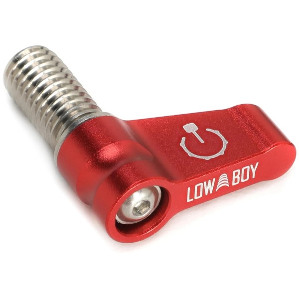 Low Boy Power Switch - M8 Thread, Red