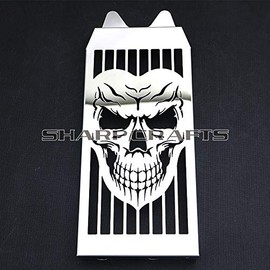 Skull Radiator Grill Cover Guard For HONDA Shadow VT600 VLX 600 Steed 400 1988-2007