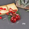 2 adornos colgantes de campana de Navidad para decoración del
