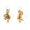 Mobestech 1 Set Animal Shape Wall Hooks Decorative Hangers for