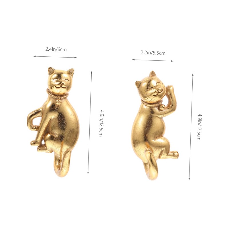 Mobestech 1 Set Animal Shape Wall Hooks Decorative Hangers for