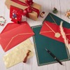 50 Pack Christmas Stationery Set with Envelopes, 8.5x11 Inches