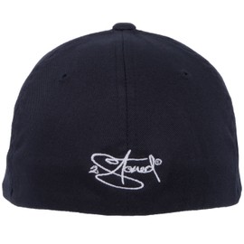 2Stoned, Flexfit baseball cap with embroidery, baseball cap for women, men and children (Flexfit Cap Classic) - Dark Navy Plain, size: L-XL