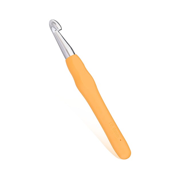10 mm Crochet Hook, Ergonomic Handle for Arthritic Hands, Extra