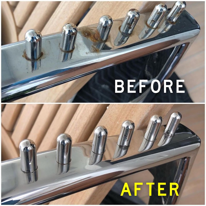 Collinite 870 One Step Fiberglass and 850 Metal Polish Combo