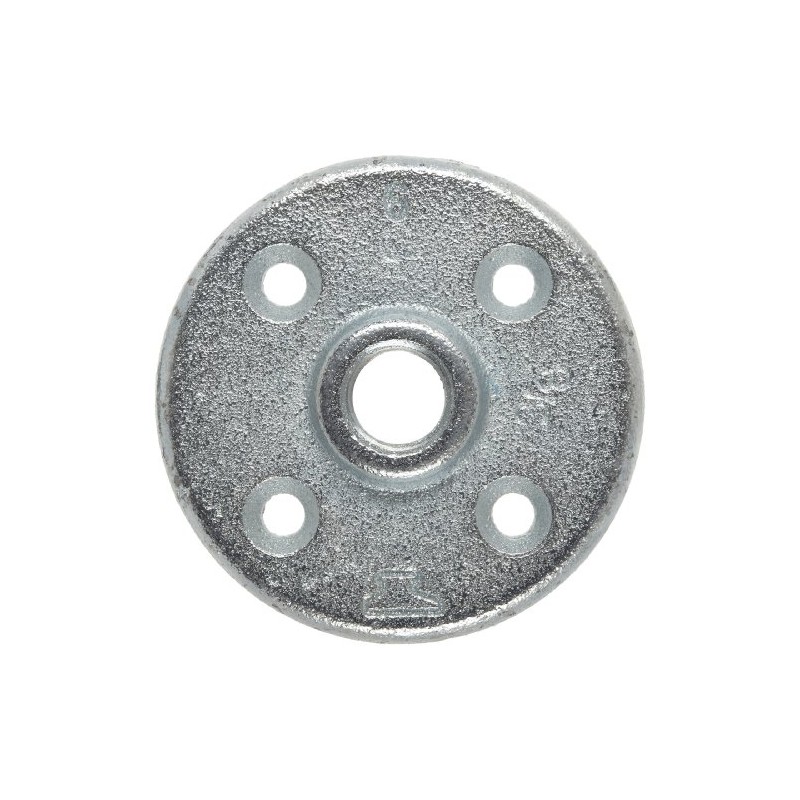 Anvil 8700164356, Malleable Iron Pipe Fitting, Floor Flange, 1" NPT