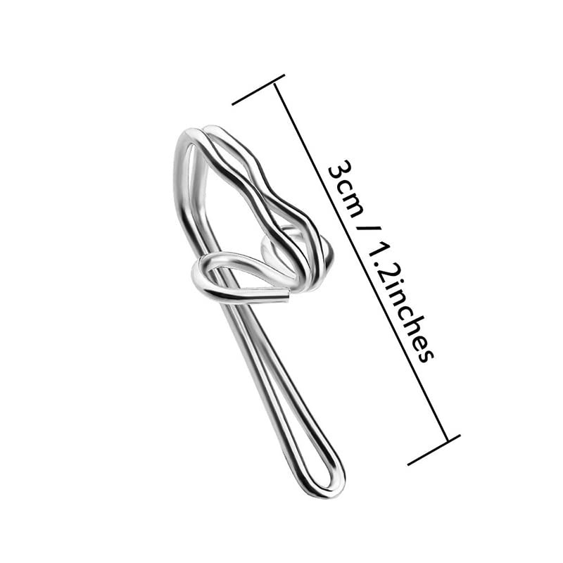 fiXte® Heavy Duty Metal Curtain Drapery Hooks (100 Pack) Curtains,