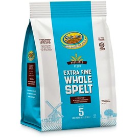 Shibolim Extra Fine Whole Spelt Flour, 80oz (5lb Bag) | Triple Sifted Flour | 100% Whole Grain | Certified Kosher
