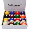 Collapsar Deluxe 2-1/4" Billiard Pool Balls Marble-Swirl Style Billiards Ball