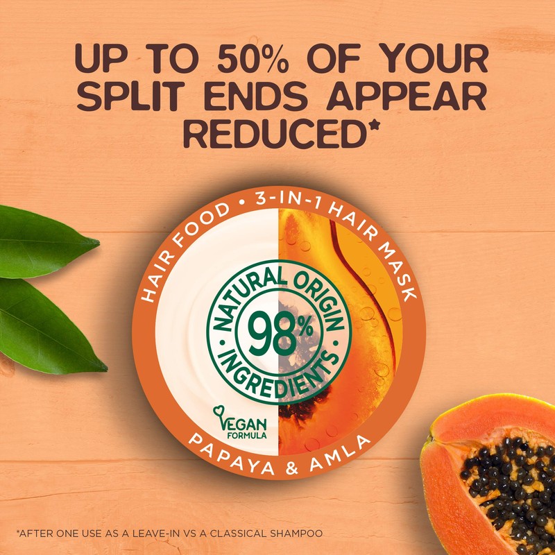 Garnier Ultimate Blends Hair Food Papaya 3-in-1 Damaged Hair Mask