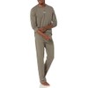 GUESS Men's Derrick Pj Set Long, Lava Dark Grey, M