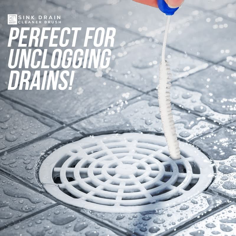 Flexible Drain Sink Cleaning Brush Unblocker - Plug Hole Hair
