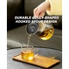 ZENS Design Glass Teapot with Infuser, 23 oz Small Loose