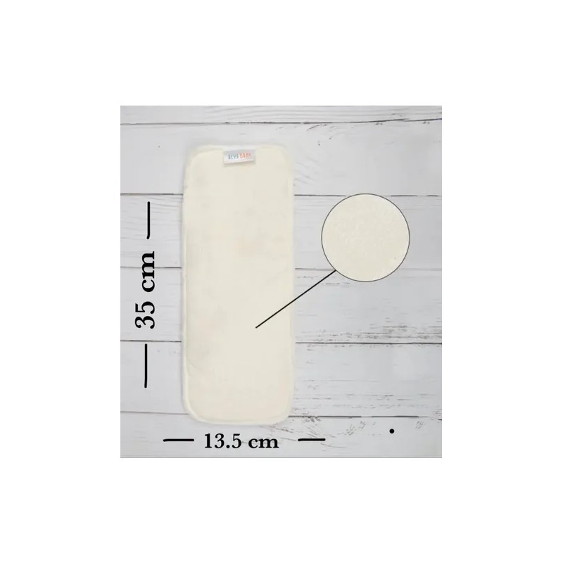 Absorbente Bambú Terry 5 Capas Alvababy Pañal Ecológico
