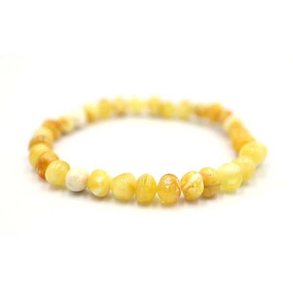 amber-us Baltic Amber Bracelet on Elastic Band | Multiple Length