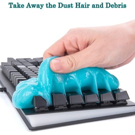 COLORCORAL 2Pack Cleaning Gel Universal Dust Cleaner for Car Vent Keyboard Cleaning Slime Dashboard Dust Cleaning Putty Auto Dust Cleaning Kit for Computer Cleaning and Car Detailing