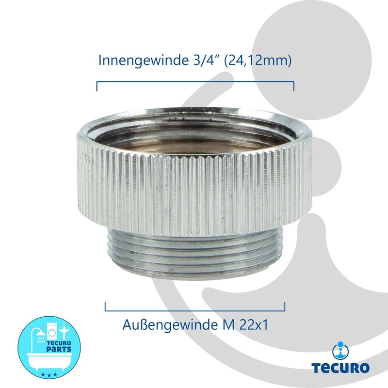 tecuro 4699101 Mounting Adaptor Adaptor Transition Piece for Tap Spouts
