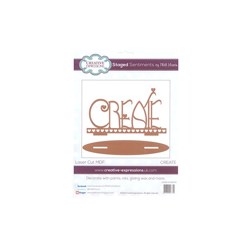 Creative Expressions MDF - Staged Sentiments by Phill Martin -