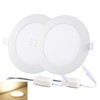 NRGDILY Round LED Ceiling Light 15W Recessed Light and Kitchen