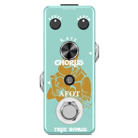 Analog Chorus Pedal, Analog Chorus Effect Classic Warm Chorus for Electric Guitar True Bypass