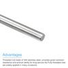 QUARKZMAN Threaded Rod M12 x 120 mm Fully Threaded Rod