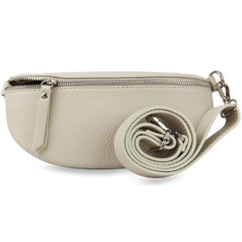 Frentree® Women's Genuine Leather Shoulder Bag, Made in Italy, Crossbody Bag, Shoulder Bag