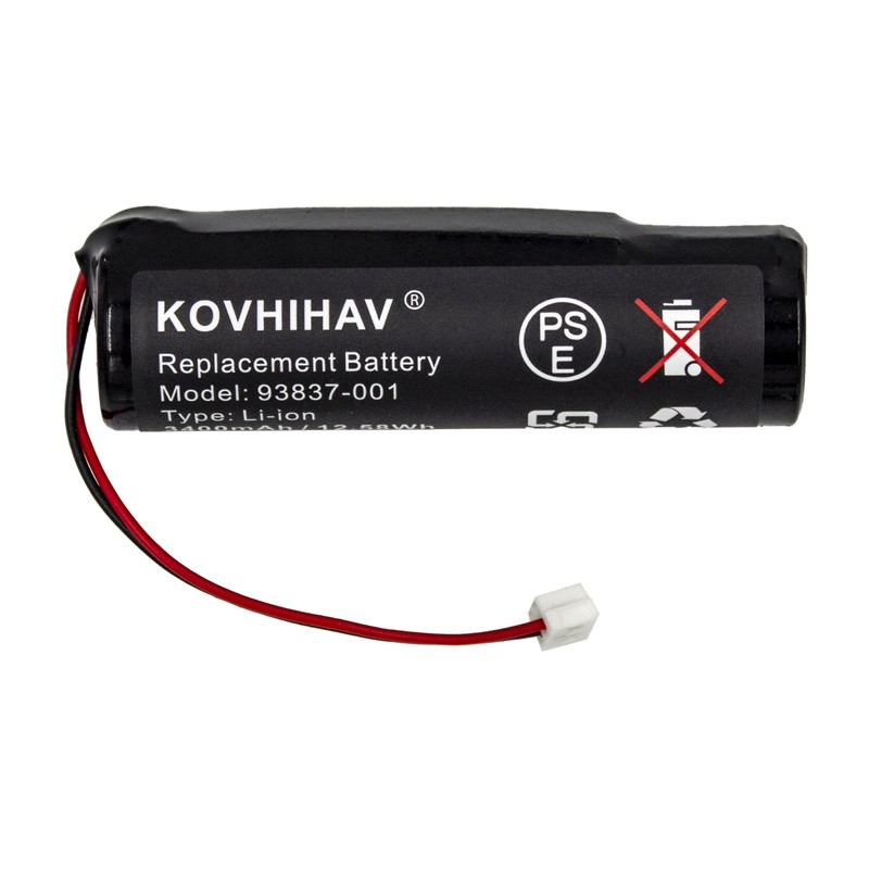 93837-001 Battery for Cordless Clippers,Cordless Senior,Cordless Magic Clip 3.7V Li-ion