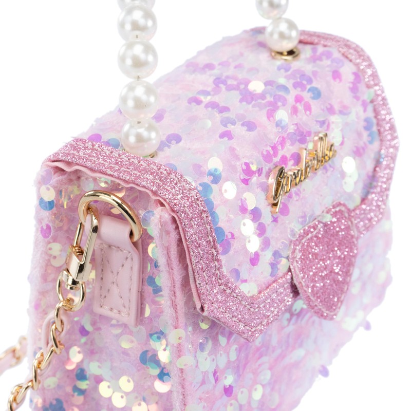Girabrilla Fashion Bauletto, Borsetta Pochette con Maniglia di Perle e