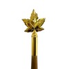 FRF FLAG Gold Brass Canadian Maple Leaf for Indoor Flagpole