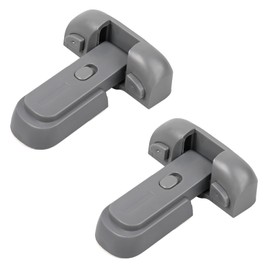 OWLMATE Pack of 2 Child Lock Fridge, Child Lock Window, Child Lock Door, One-Handed Operation, No Residue, No Drilling Required (Grey)