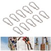 10Pcs Carabiner Clip Spring Snap Hook Heavy Duty Quick Link