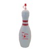 Large Bowling Pin Water Bottle - 32 ounce (White Birthday)