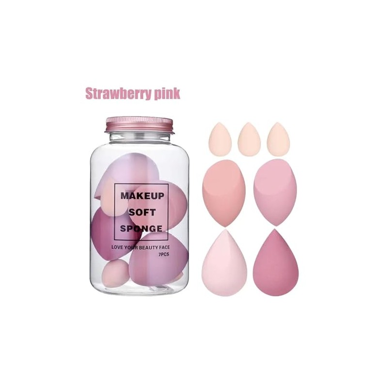 Conjunto de Esponjas Cosméticas (7 Piezas) Suaves para Maquillaje, Beauty