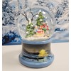 Snow Globe Skier | Base Nostalgic Winter Landscape | with