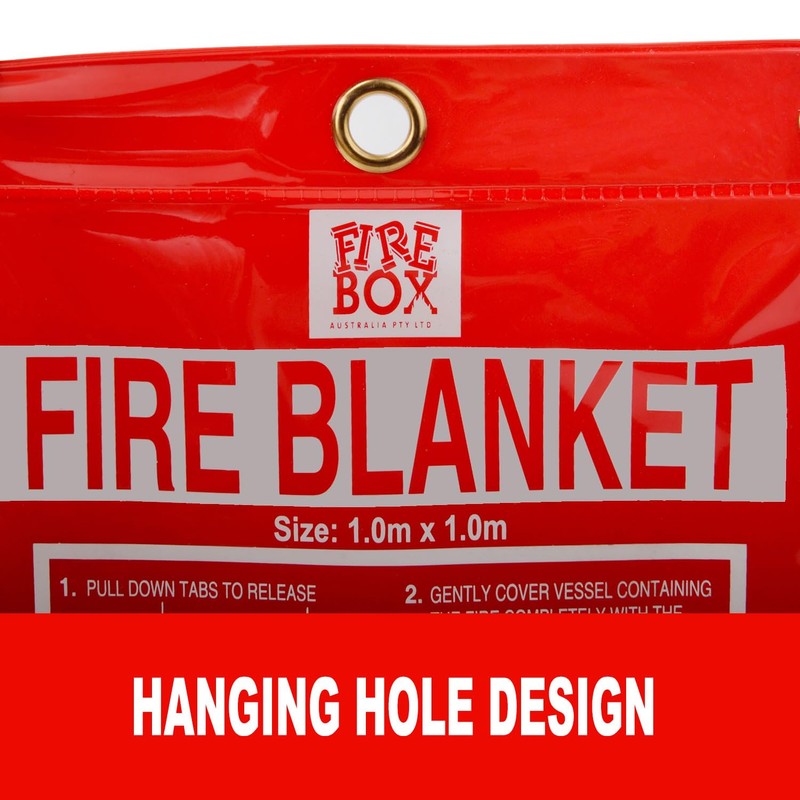 TOPEX 1.0m x 1.0m Fire Blanket Emergency Fire Blanket Home