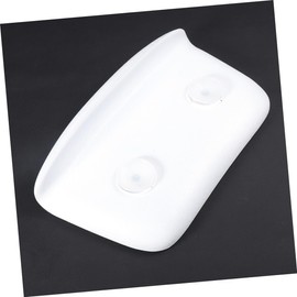 IWOWHERO Bathing Pillow with Suction Cups Non-Slip PU Square Spa Cushion for Neck Head Support Comfortable Bath Headrest for Adults and Boy Girl Relaxation Stress Relief White