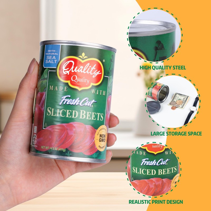 BarGifts Hidden Safe Fake Stash Can with Hidden Compartment, Hidden