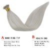 LaaVoo Long Nano Tips Remy Human Hair Extensions Lightest Blonde