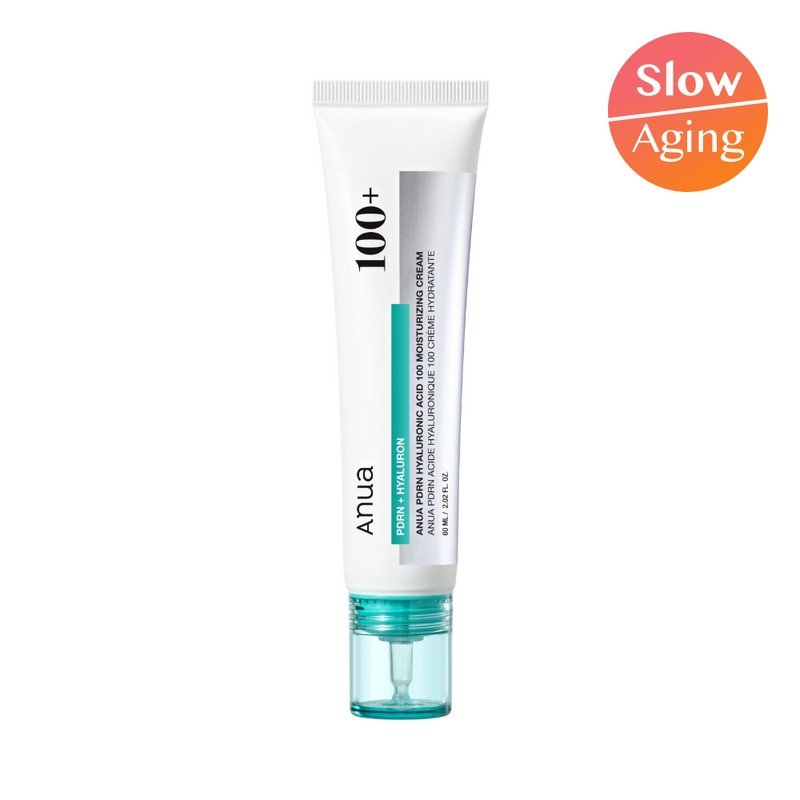 Anua PDRN Hyaluronic Acid 100 Moisturizing Cream 60ml Set (+30ml)