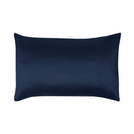 Sleepdown Super Soft Plain Dye Housewife Pillowcase Pair Pack Thermal Warm Cosy Pillow Cover - 50cm x 75cm - Navy, 5056242769415