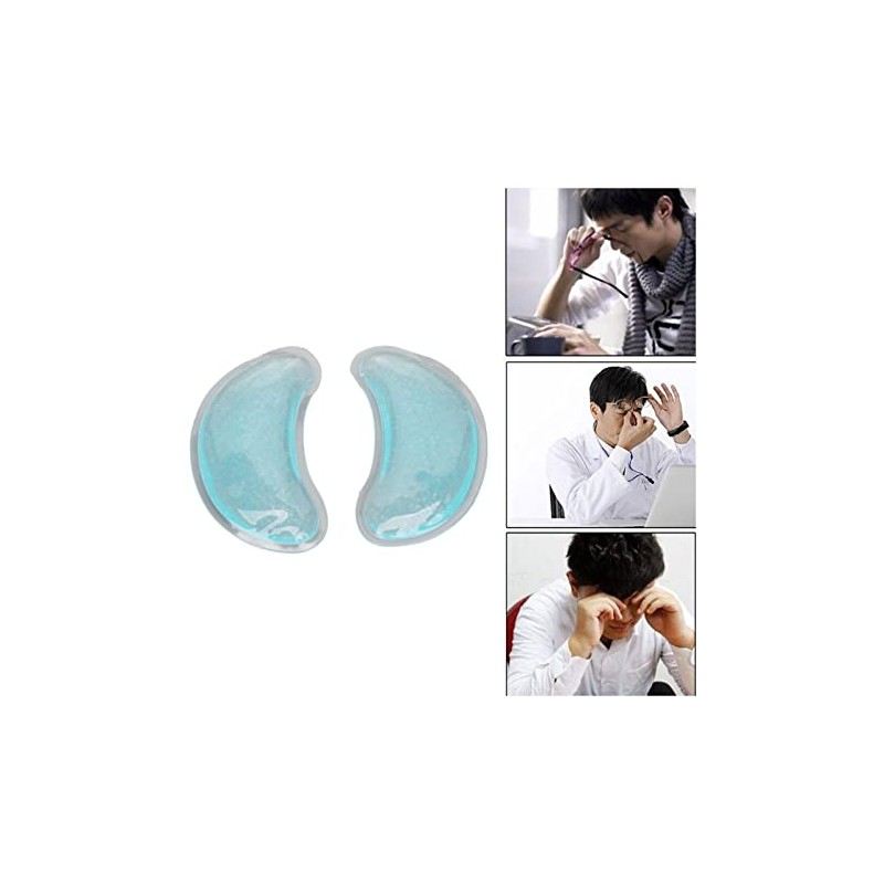 Almohadilla de Gel para los Ojos, Almohadillas Refrescantes Reutilizables para