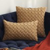 vctops Boho Basket Weave Pattern Decorative Throw Pillow Cover Super