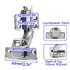 Zorfeter 4 Pack 2 Pairs Kitchen Cabinet Hinges 135 Degree,